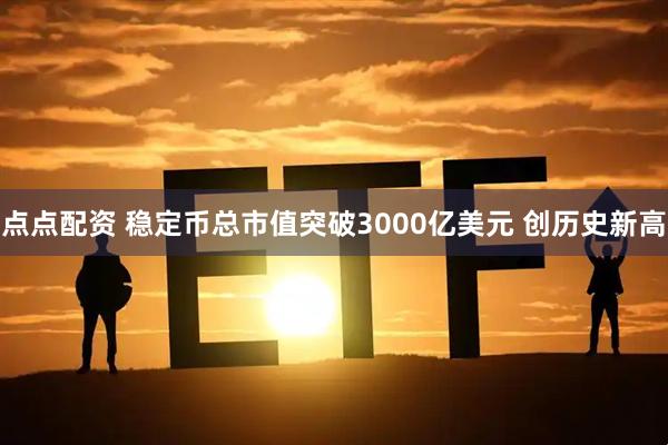点点配资 稳定币总市值突破3000亿美元 创历史新高