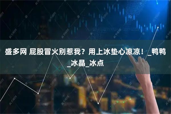 盛多网 屁股冒火别惹我？用上冰垫心凉凉！_鸭鸭_冰晶_冰点