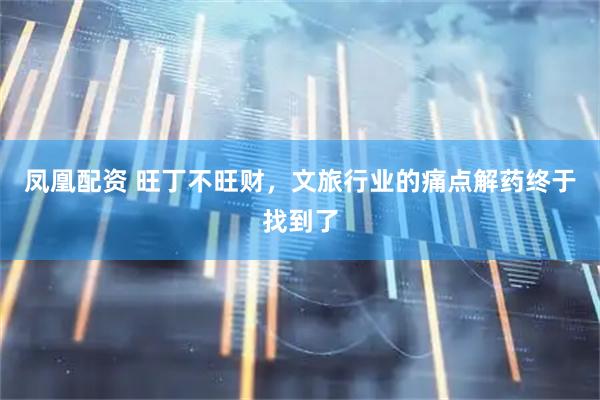凤凰配资 旺丁不旺财，文旅行业的痛点解药终于找到了