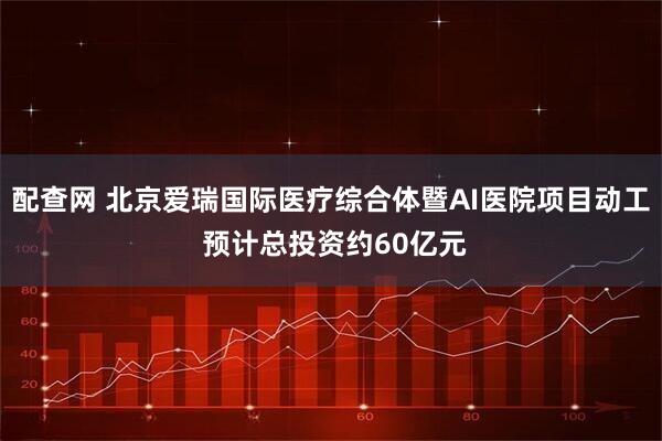 配查网 北京爱瑞国际医疗综合体暨AI医院项目动工 预计总投资约60亿元