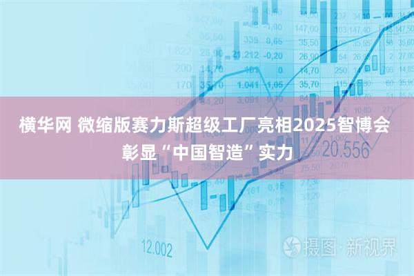 横华网 微缩版赛力斯超级工厂亮相2025智博会 彰显“中国智造”实力